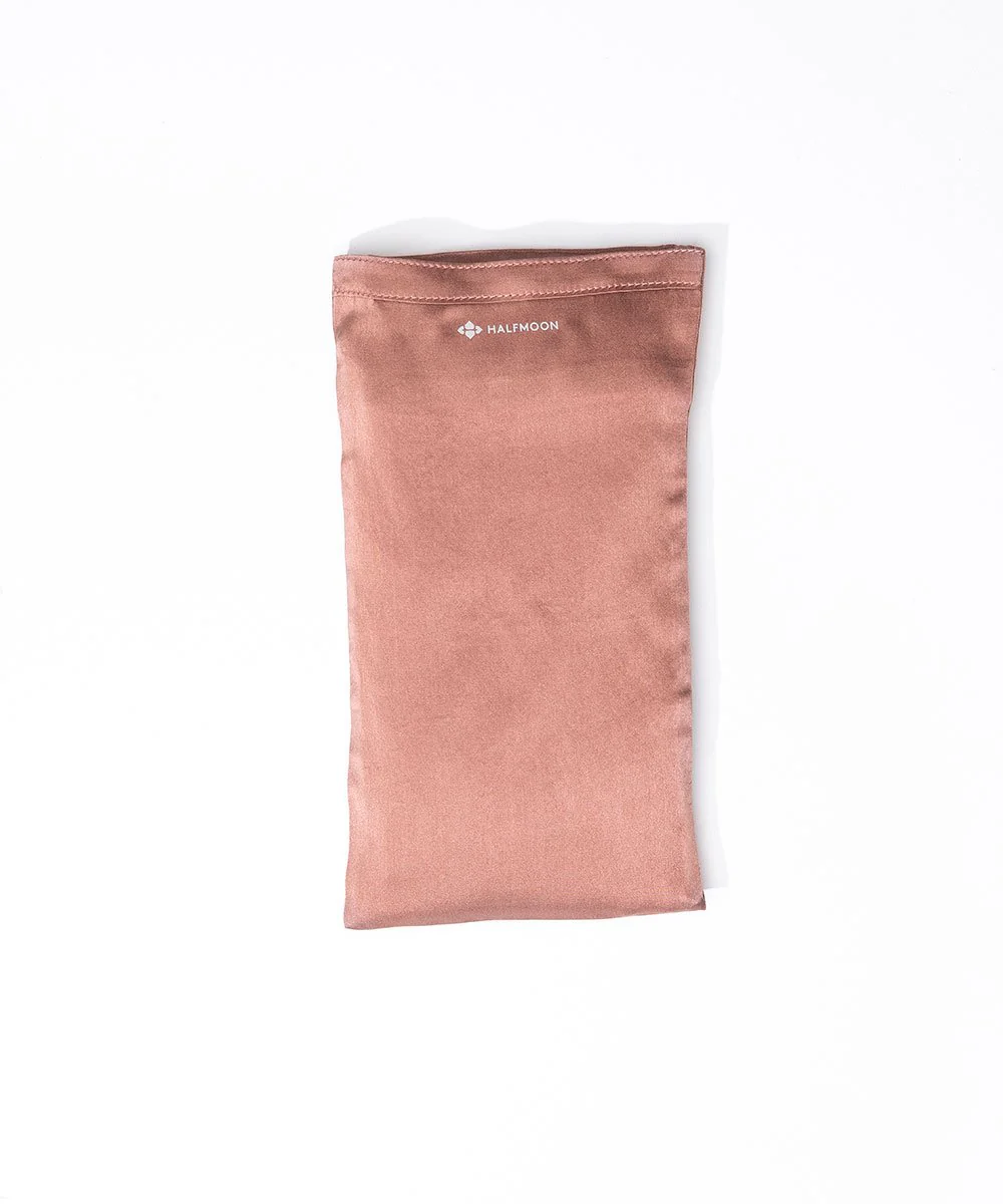 HALFMOON Silk Eye Pillow ~ Rose Clay - Image 2